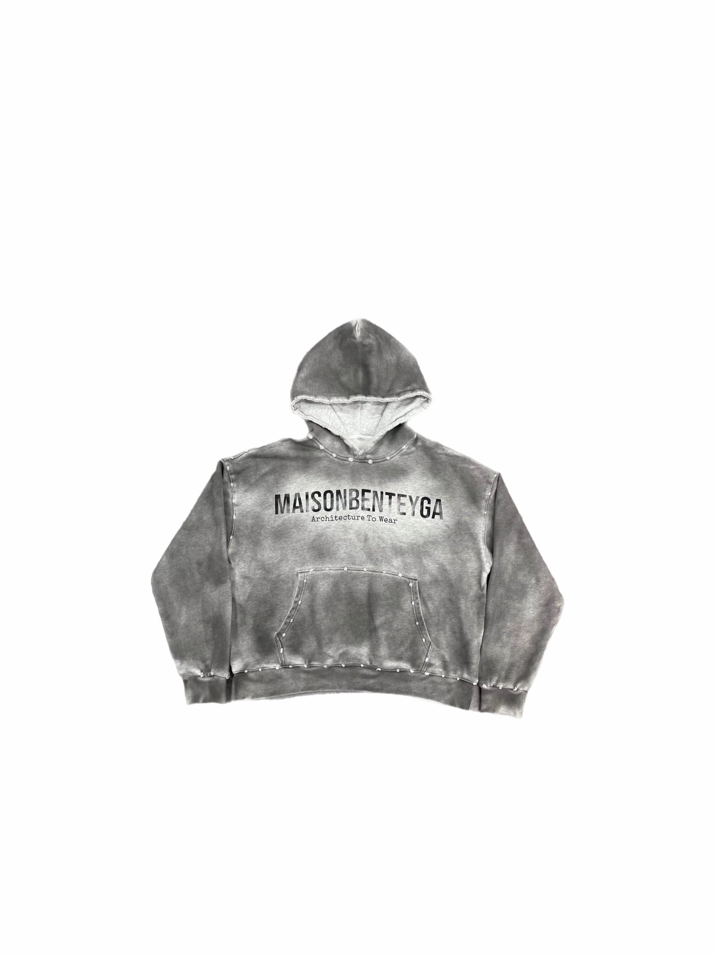 MaisonBenteyga Architecture To Wear Vintage Hoodie