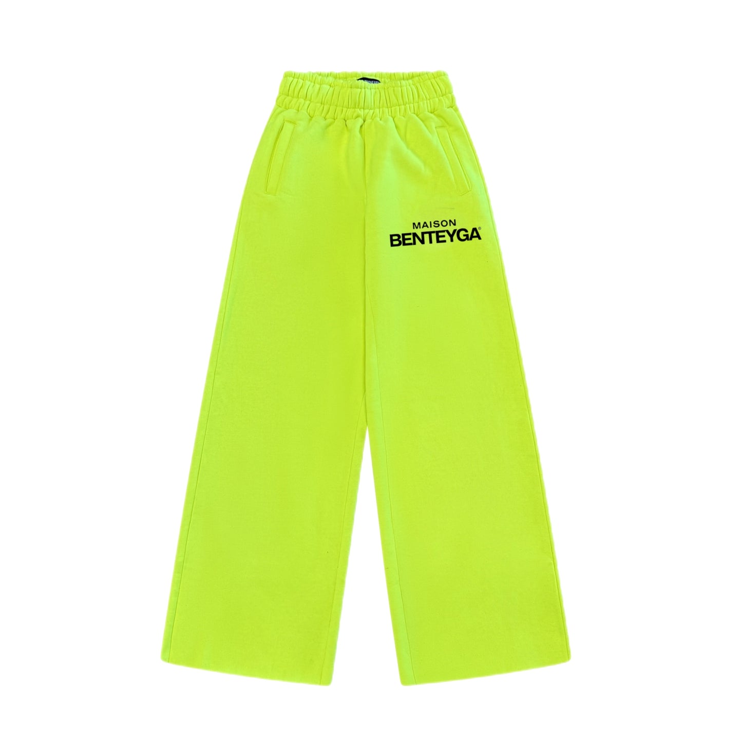 MAISON BENTEYGA "HI-VIS" LIME GREEN SWEATS
