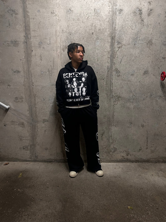 Pink Maison Benteyga Wide-Leg Pants