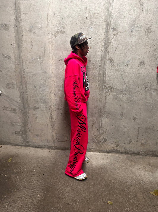 Pink Maison Benteyga Wide-Leg Pants