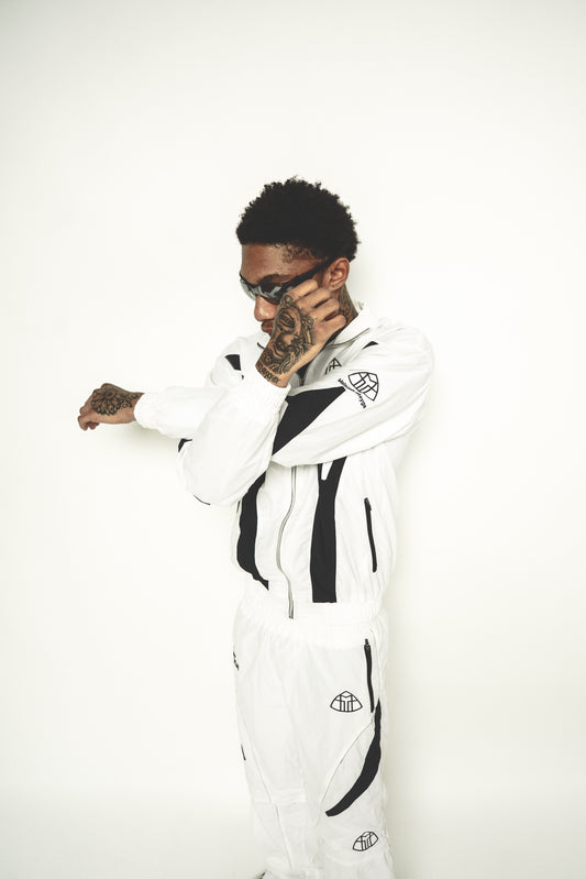 THE ART OF LIVING™ WHITE TRACK JACKET