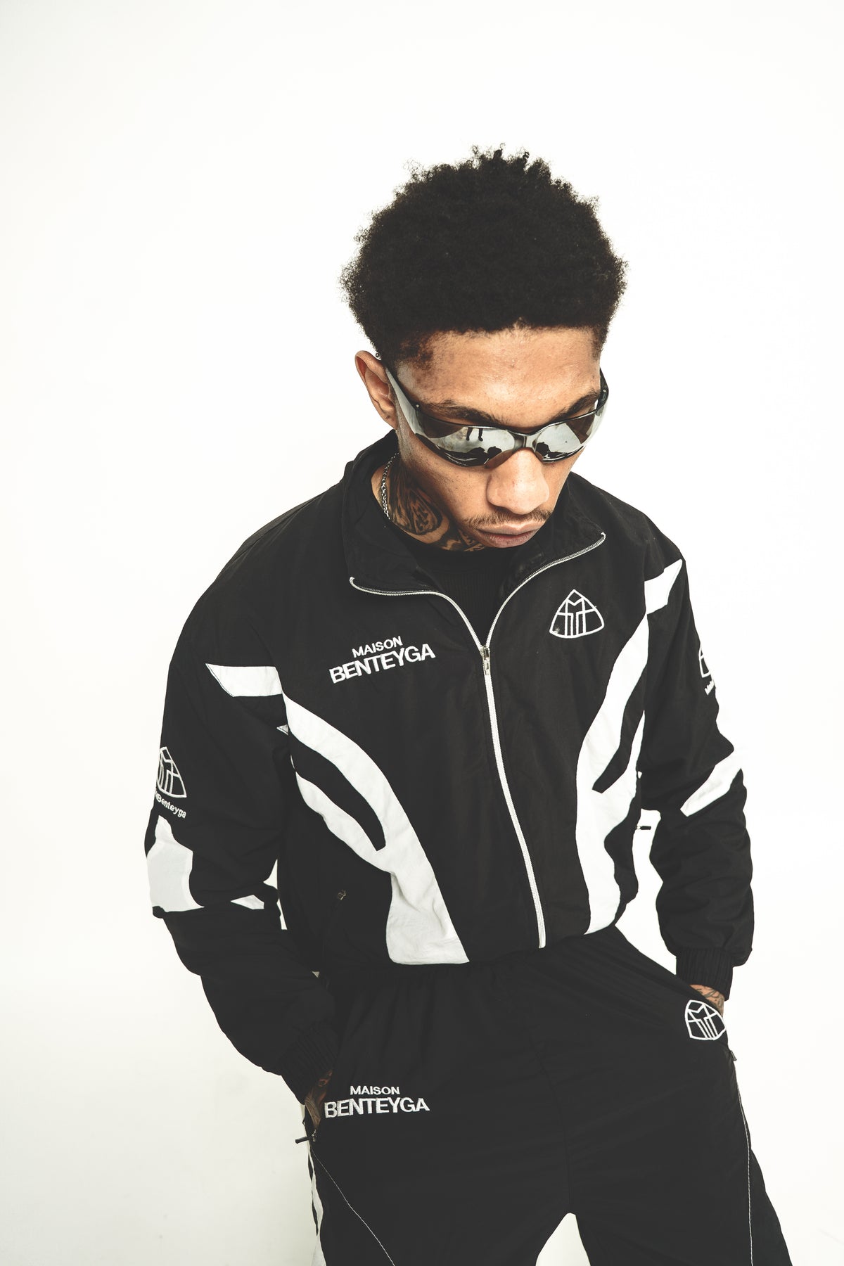 THE ART OF LIVING™ BLACK TRACK JACKET